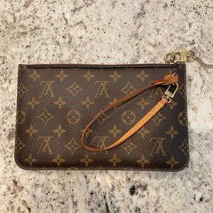 Louis Vuitton Neverfull Pochette Monogram Canvas Large